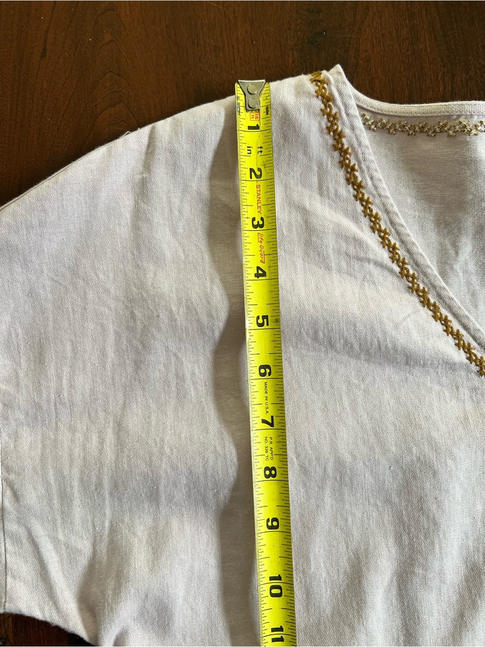 Madewell Linen/Cotton blend BoHo dress - Picture 7 of 10